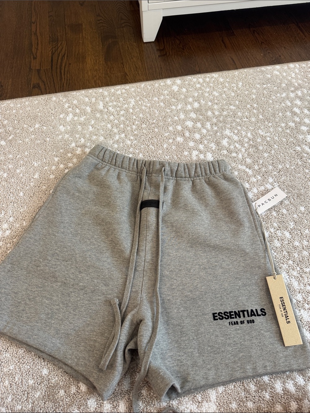 Essentials Men's Dark Oatmeal Sweat Shorts